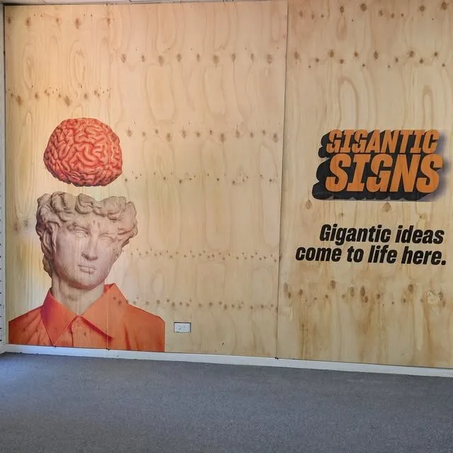 Indoor Signage project by Gigantic Signs