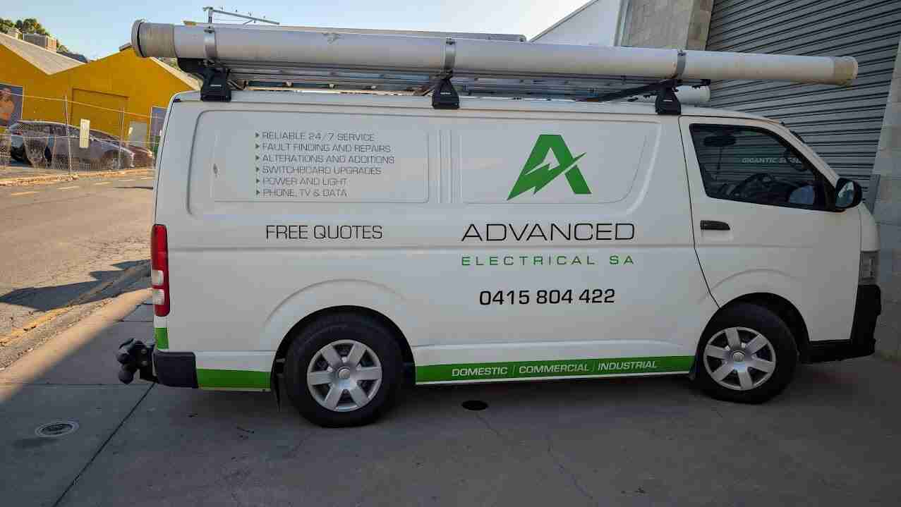 White van for electrical services