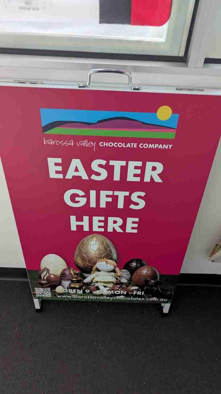 Easter gifts at chocolate company