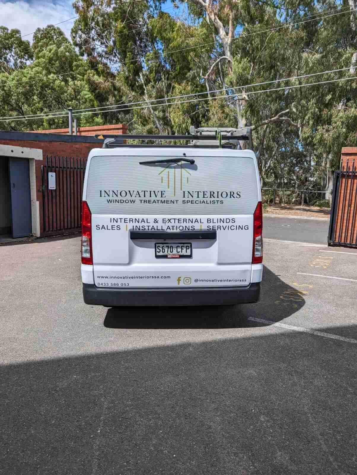 Van for window treatment specialists.