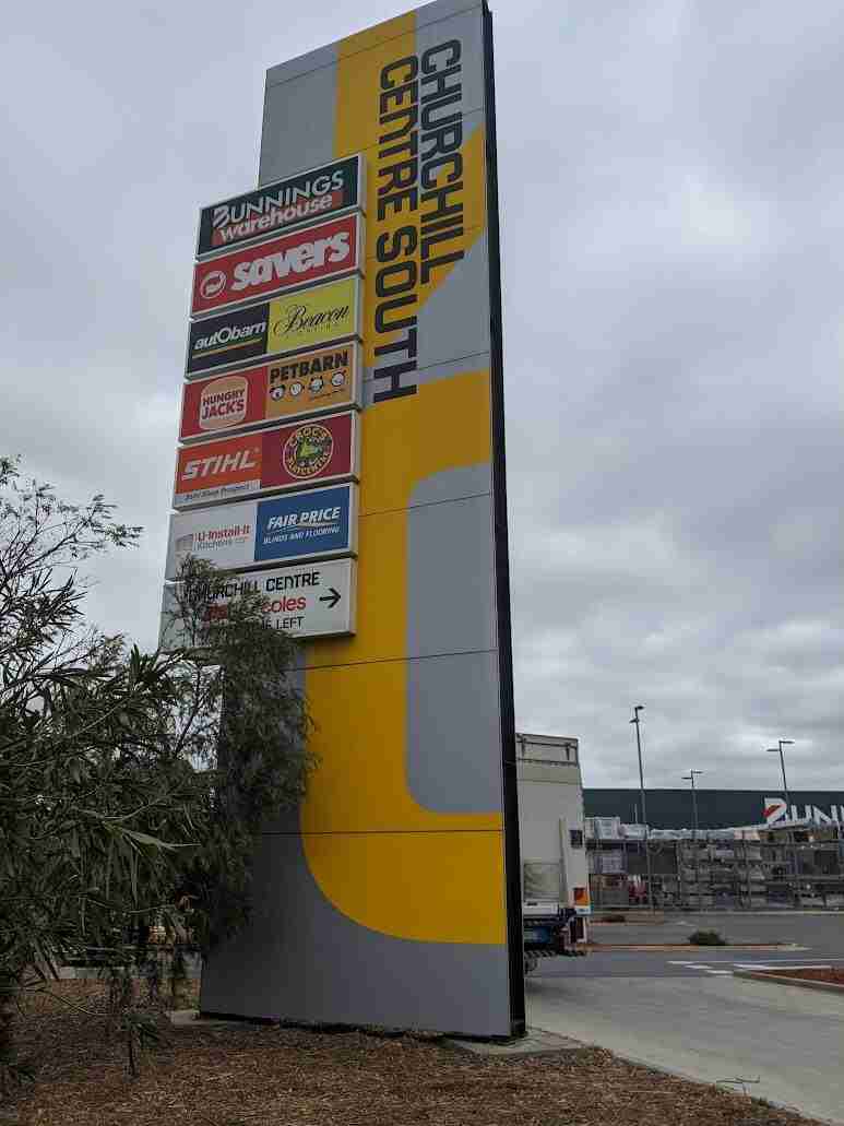 Signage for Churchill Centre South